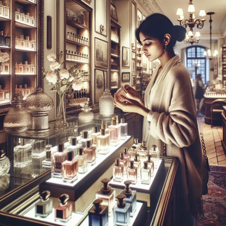 Visual representation of "perfumery" - A shop that sells perfumes.