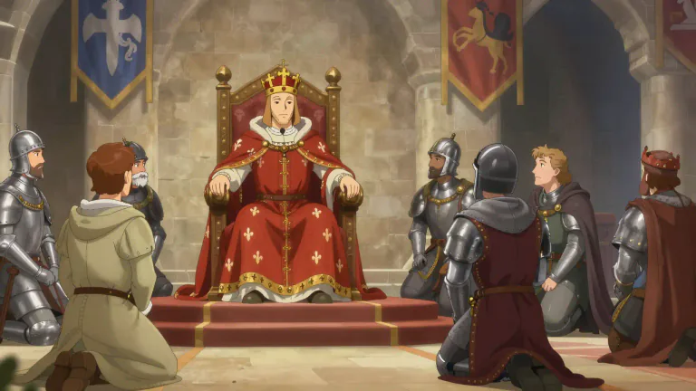 Visual representation of "capetian" - A term describing members of the royal house that ruled France from 987 to 1328, establishing a centralized monarchy.