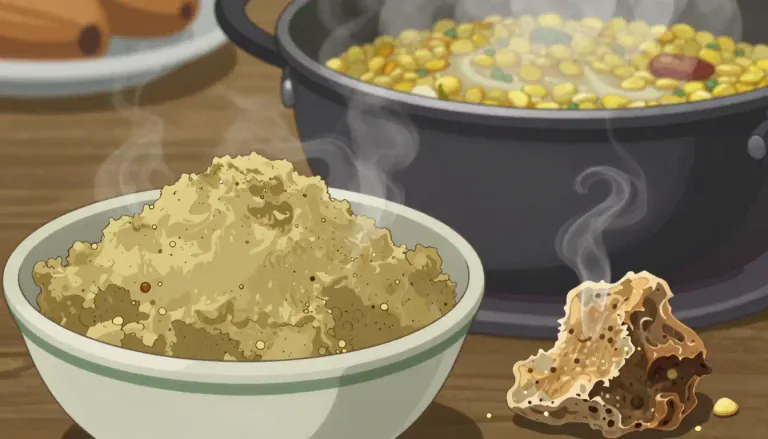 Visual representation of "asafetida" - A strong-smelling spice made from the resin of a plant, commonly used in cooking, especially in Indian and Middle Eastern dishes.
