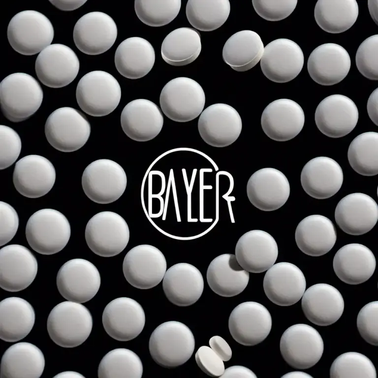 Visual representation of "aspirin" - A brand of acetylsalicylic acid, a pain-relieving drug.
