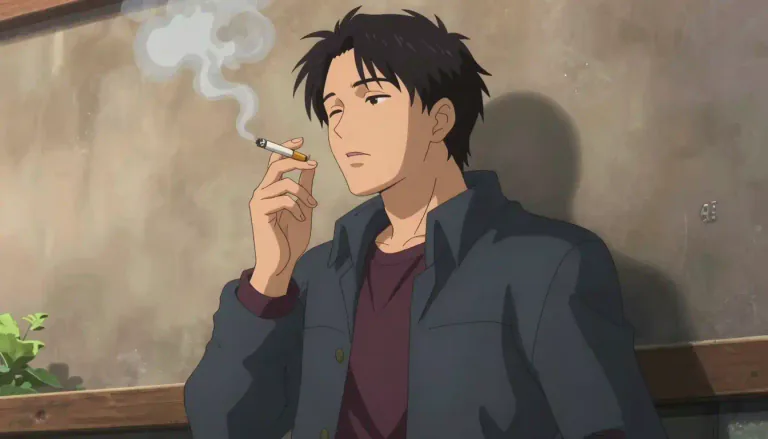 Visual representation of "smoker" - A person who smokes tobacco regularly.