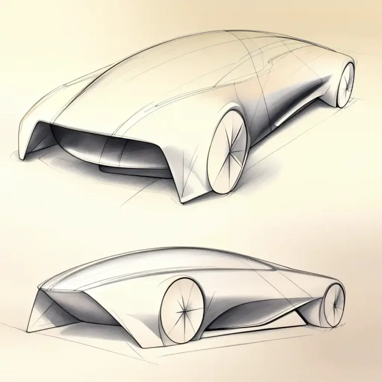 Visual representation of "streamline" - To design something, like a product or an aircraft, in a way that reduces air or liquid flow resistance