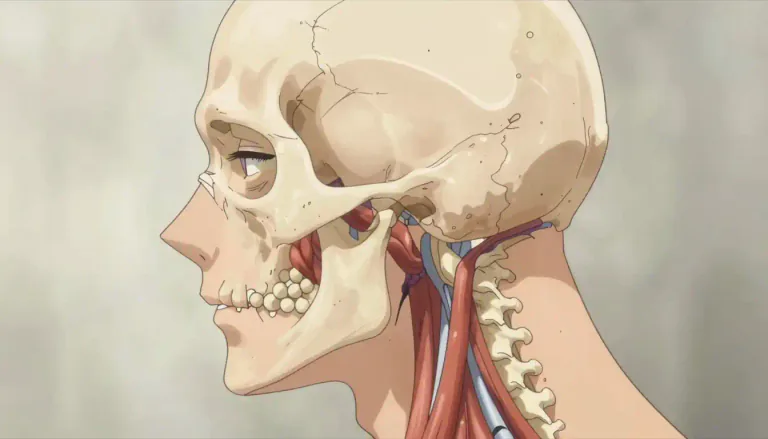 Visual representation of "suboccipital" - Relating to or situated beneath the occipital bone at the back of the skull.