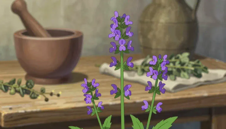 Visual representation of "vervain" - A type of flowering plant that has been used in traditional medicine, often believed to have healing properties.