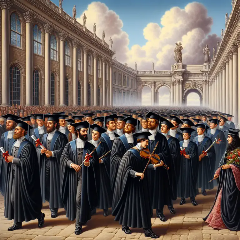 Visual representation of "processional" - A piece of music played during a procession.