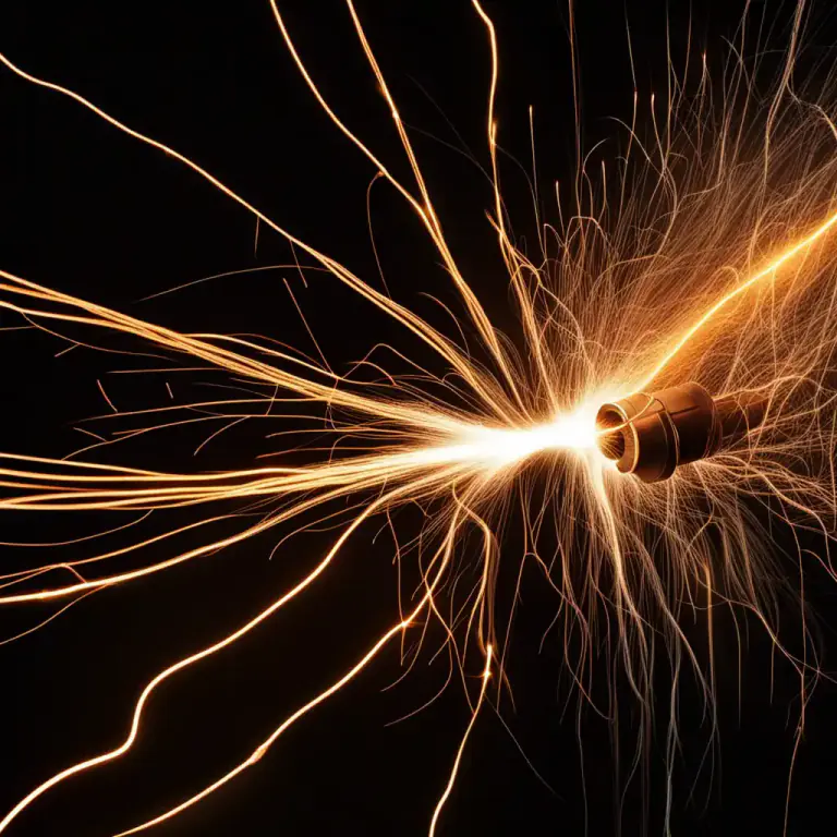 Visual representation of "short" - In electrical terminology, a short circuit