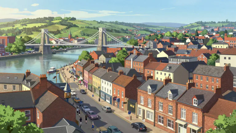 Visual representation of "bristol" - Bristol is a city in southwest England.