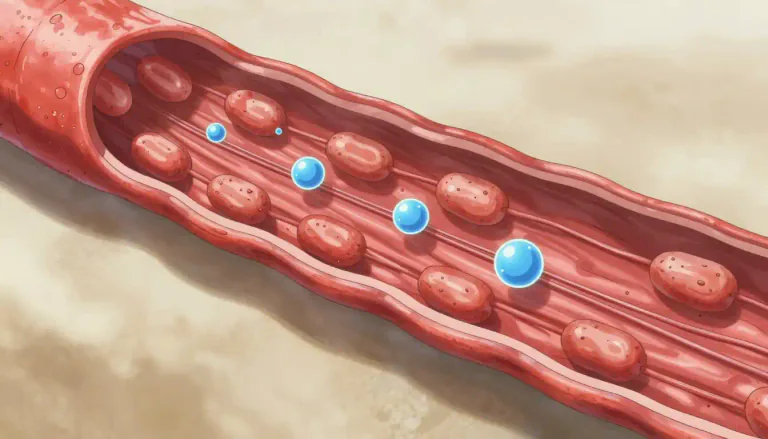 Visual representation of "myoglobin" - Myoglobin is a type of protein found in muscle tissue that helps to store and transport oxygen during muscle contraction.