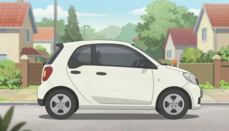 Visual representation of "runabout" - A small car that is suitable for short journeys.
