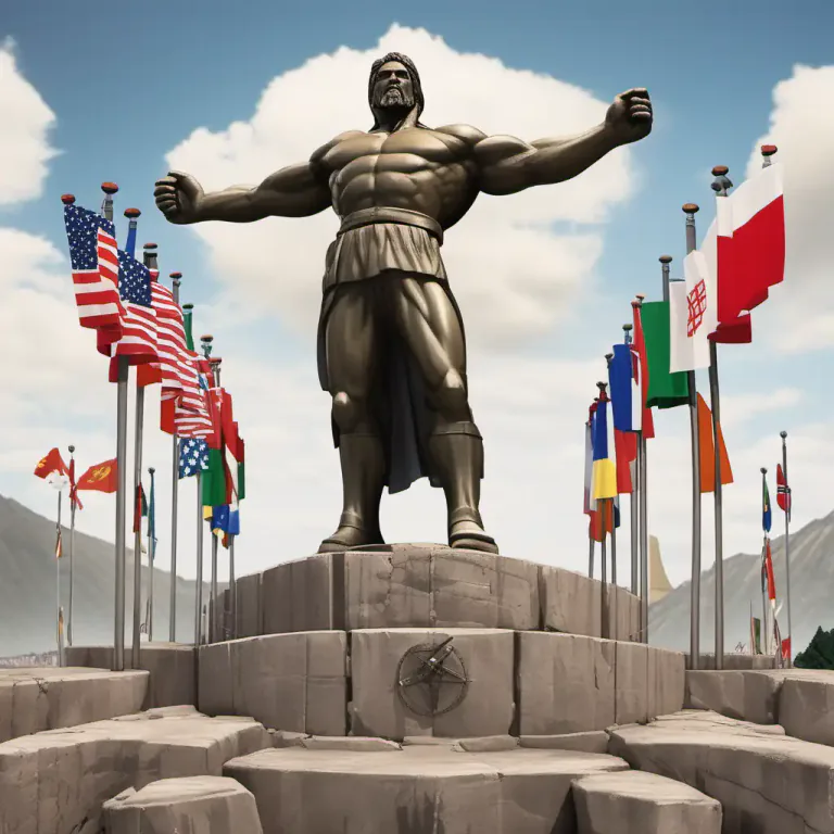 Visual representation of "jingoism" - A feeling of strong national pride that often includes a belief that your own country is the best or most important