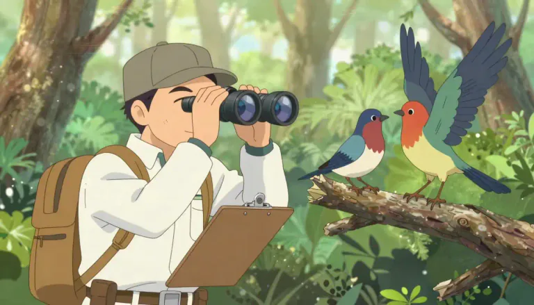 Visual representation of "ethologist" - A scientist who studies animal behavior and its evolution.