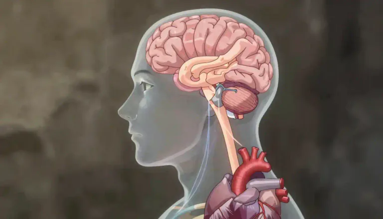 Visual representation of "medullary" - Related to the medulla, especially the part of the brain that controls involuntary functions.