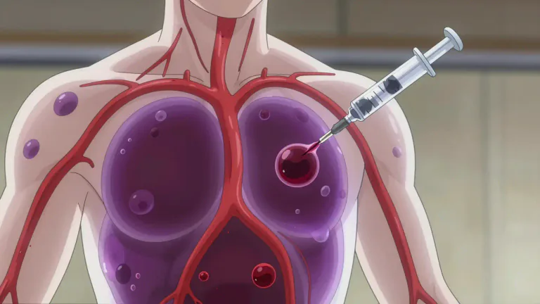 Visual representation of "acidemia" - A medical condition characterized by an excessive acidity in the blood, usually indicated by a lower blood pH.