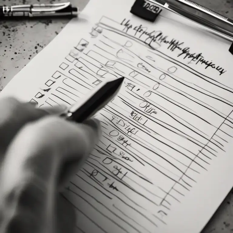 Visual representation of "score out" - To remove, erase or cross something out, usually in a document or list.