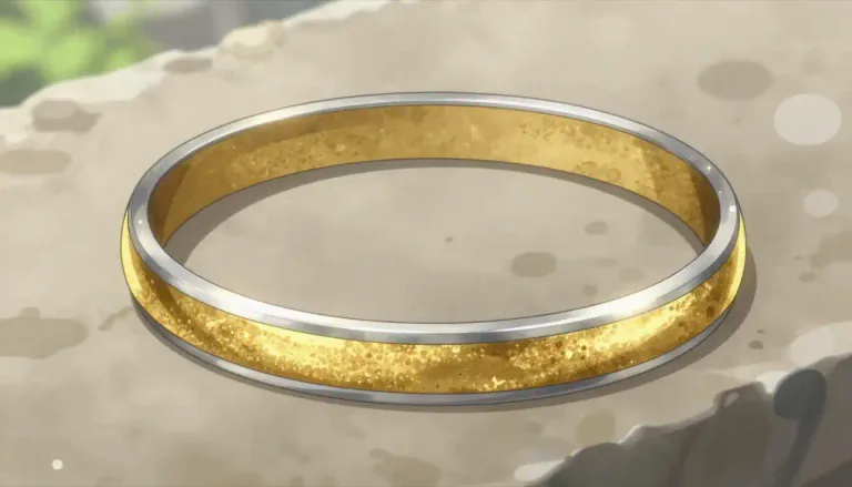 Visual representation of "vermeil" - Vermeil is a type of gold-plated silver that is usually a higher quality than standard gold plating.