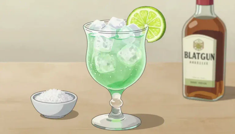 Visual representation of "daiquiri" - A cocktail made with rum, lime juice, and sugar, often served blended or shaken with ice.