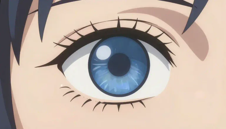 Visual representation of "eyeball" - The round part of your face that you use to see.