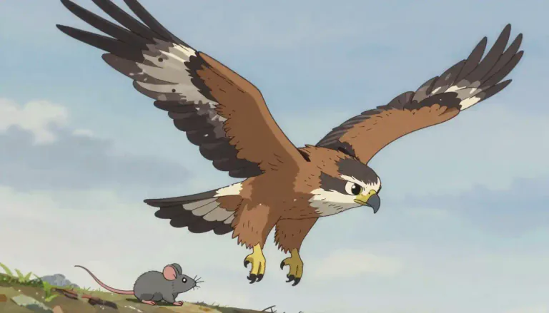 Visual representation of "swoop" - To quickly move down through the air in a sudden way