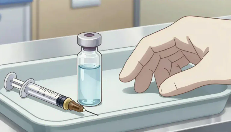 Visual representation of "ampule" - A small sealed vial that contains a liquid, often used for medicines or laboratory samples.