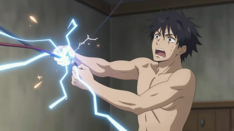 Visual representation of "electrocute" - To kill or seriously injure someone by passing electricity through their body