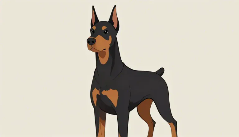 Visual representation of "doberman" - A Doberman Pinscher is a breed of medium to large dog known for its strength, stamina, and intelligence.