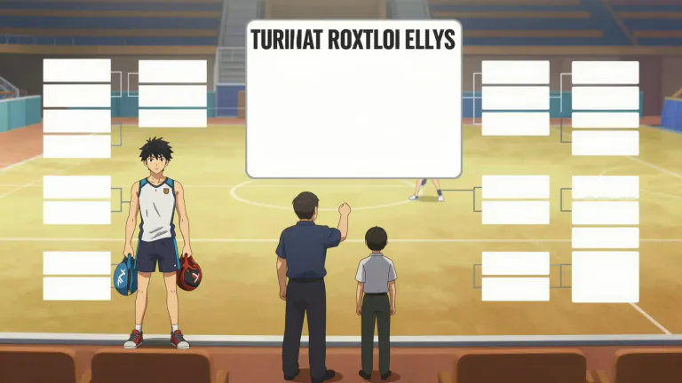 Visual representation of "bye" - A situation in sports, often in a tournament, where a player or team advances to the next round without having to compete.