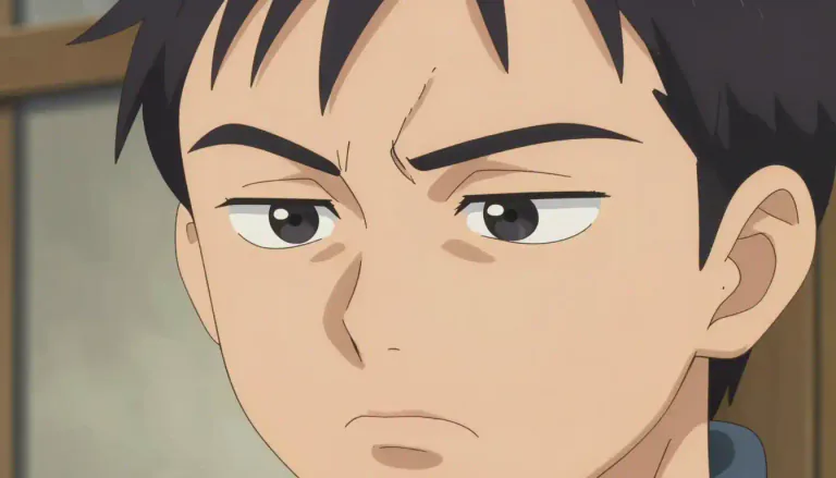Visual representation of "scowl" - To make an angry, unhappy or confused expression by bringing your eyebrows closer