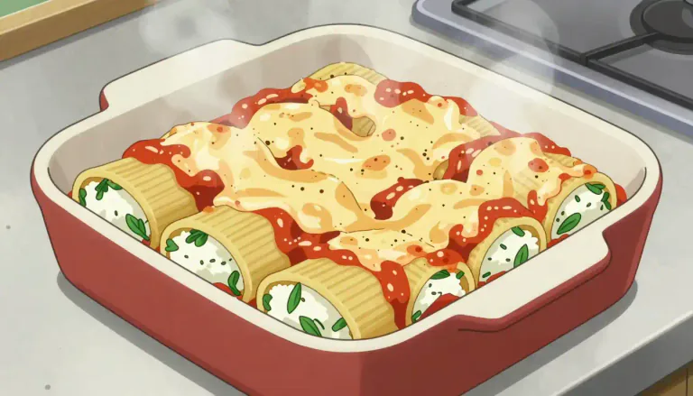 Visual representation of "cannelloni" - Cannelloni are large pasta tubes that are usually filled with ingredients like meat, cheese, or vegetables and then baked in a sauce.