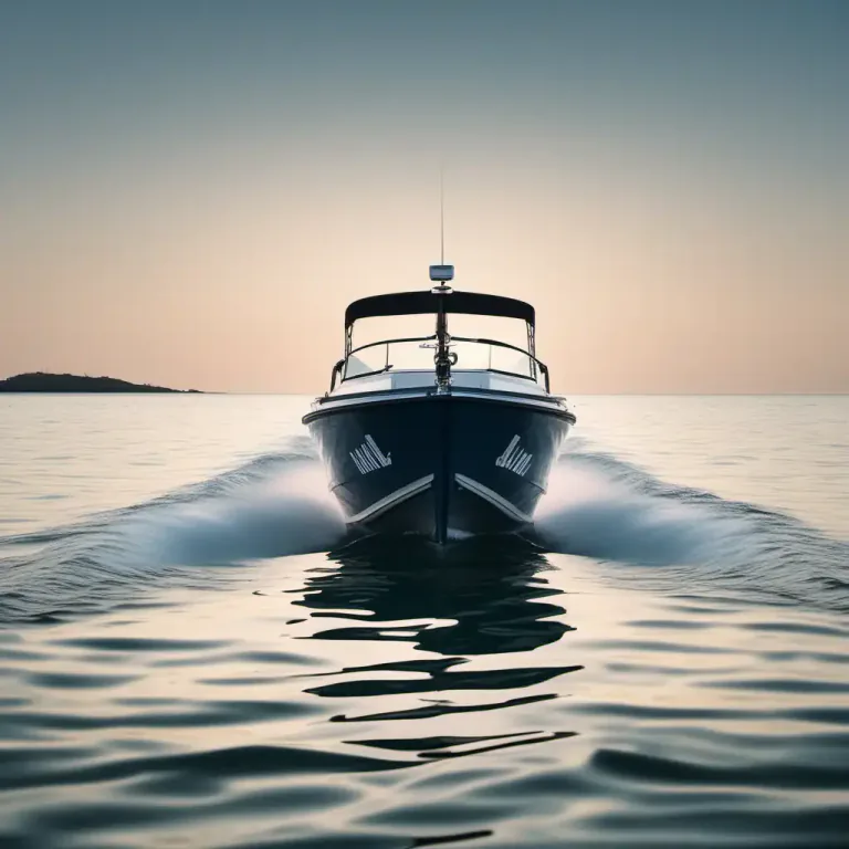 Visual representation of "transom" - The flat surface forming the stern of a boat