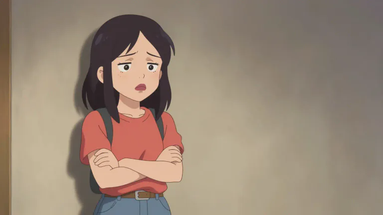 Visual representation of "mump" - To sulk or pout, often displaying displeasure quietly.