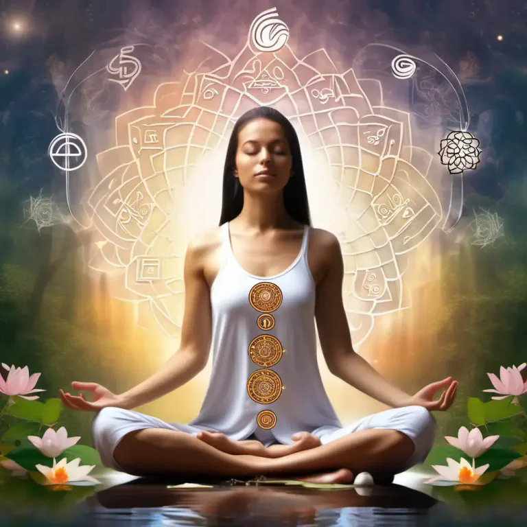Visual representation of "New Age" - Relating to a broad movement characterized by alternative approaches to traditional Western culture, with an interest in spirituality, mysticism, holism, and environmentalism.