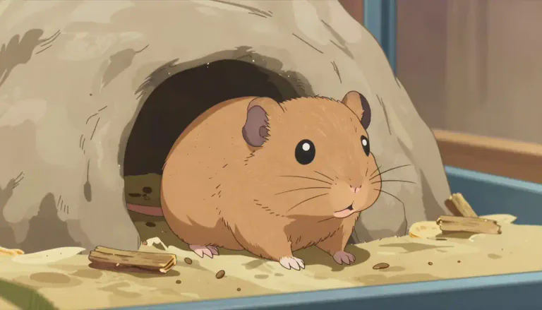 Visual representation of "gerbil" - A small burrowing animal that is kept as a pet
