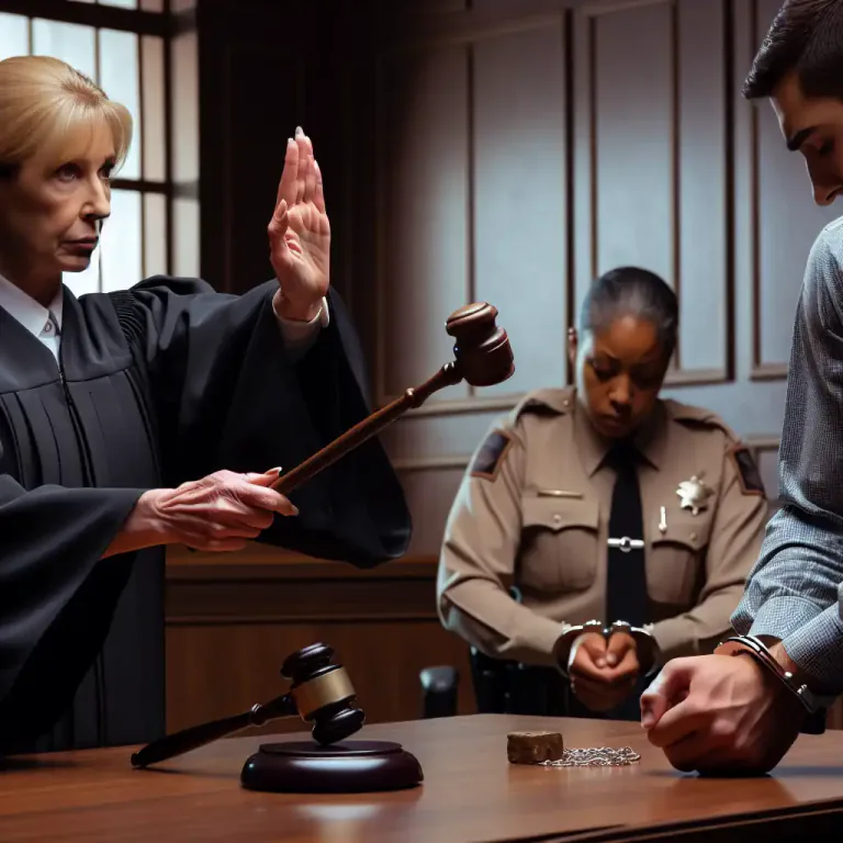 Visual representation of "custodial" - Related to holding someone in jail or prison, especially while awaiting trial
