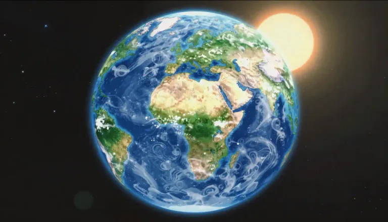 Visual representation of "earth" - The planet we live on, third from the sun.
