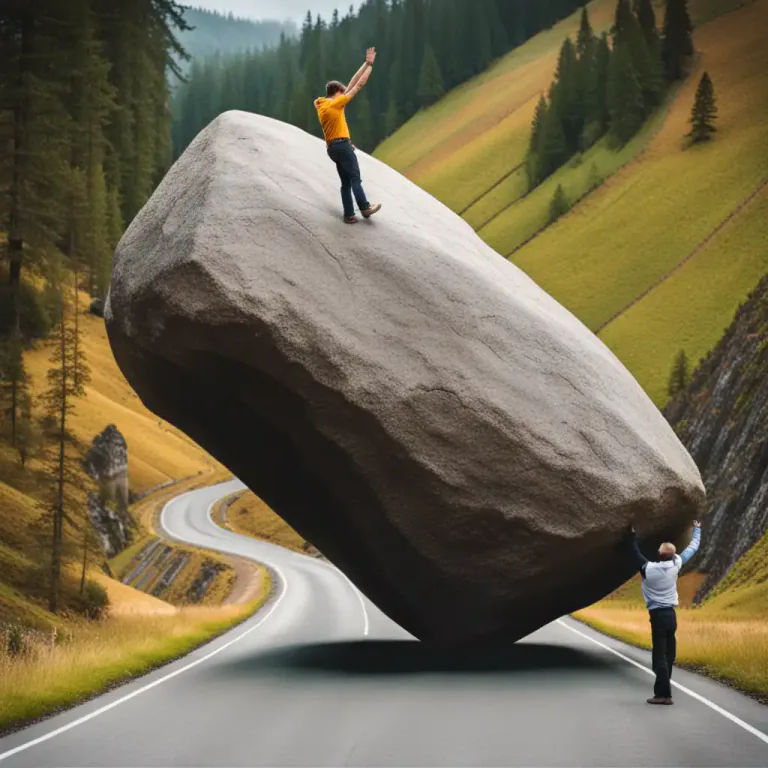 Visual representation of "perilous" - Likely to cause injury or harm.