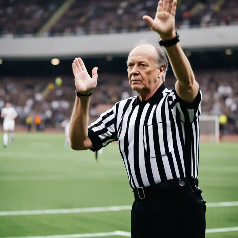 Visual representation of "wave off" - In sports, to cancel or reject a play or decision by waving one's hand.