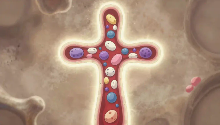 Visual representation of "myeloid" - Describing cells derived from the bone marrow, particularly types of white blood cells.