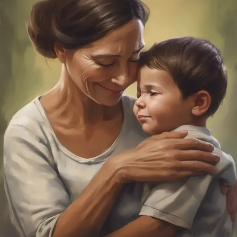 Visual representation of "tender" - To show gentleness, kindness, and affection.