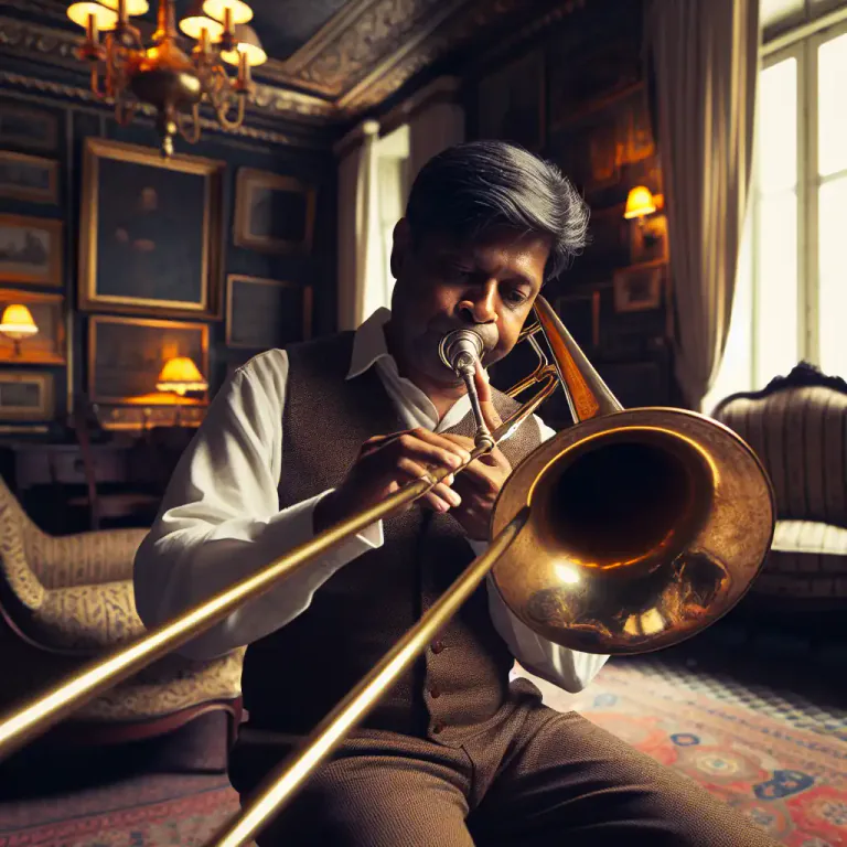 Visual representation of "bazooka" - A type of musical instrument that makes a deep sound.