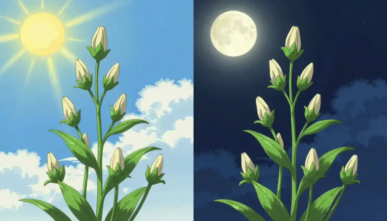 Visual representation of "photoperiod" - The length of time each day that an organism is exposed to light, which influences its physiological processes.