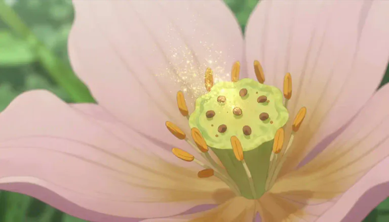 Visual representation of "pollen" - A very fine dust produced by flowers to create seeds