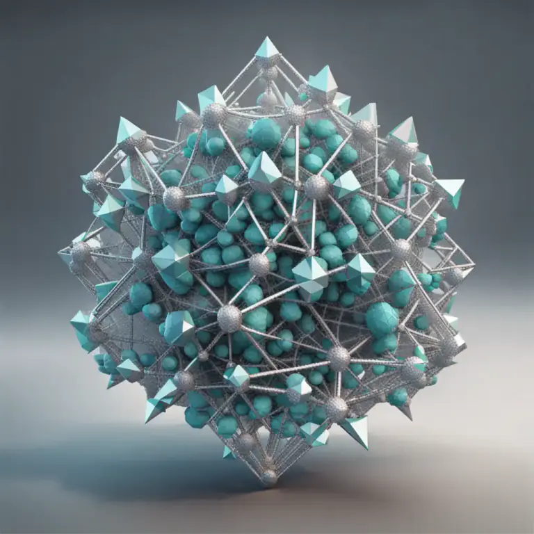 Visual representation of "lattice" - In physics, a regular repeated three-dimensional arrangement of atoms, ions, or molecules in a metal or other crystalline solid