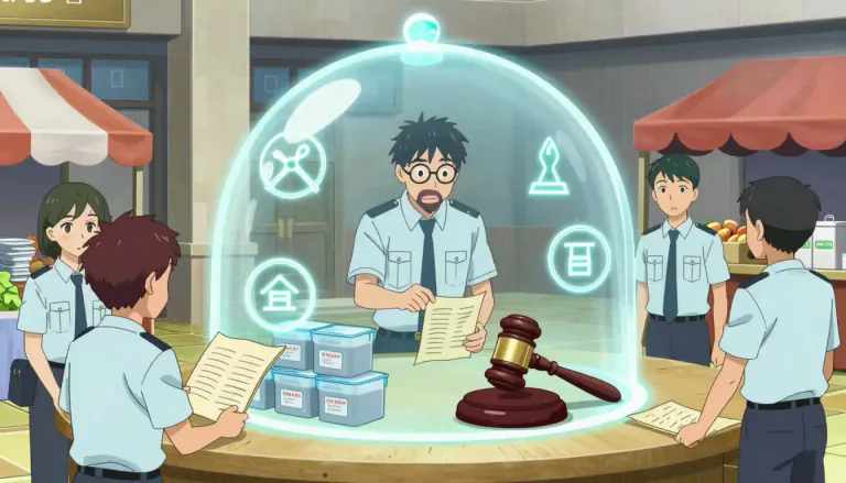 Visual representation of "statutorily" - In matters that are defined by statutes or laws.