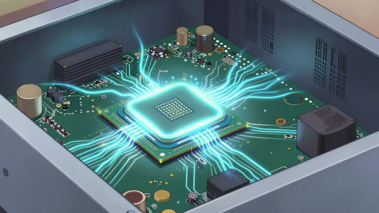 Visual representation of "cpu" - The central processing unit (CPU) is the main part of a computer that performs most of the processing inside the computer.