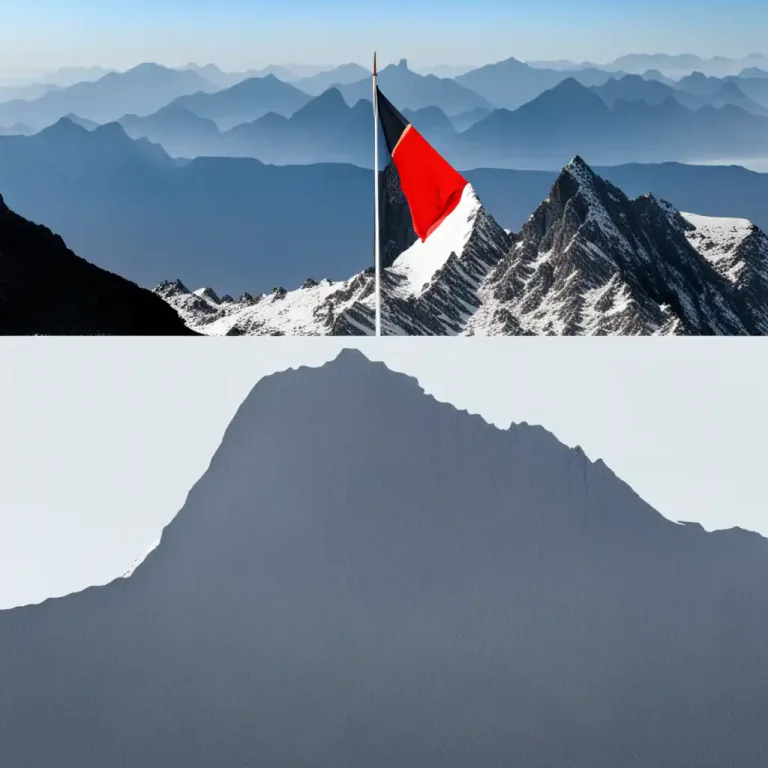 Visual representation of "noon" - The highest or most advanced point