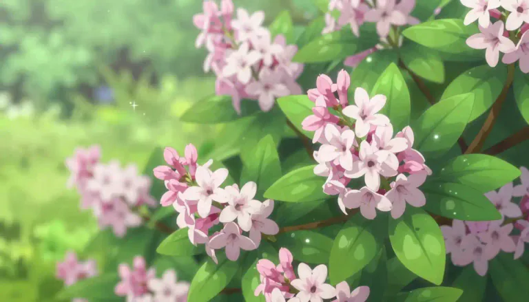 Visual representation of "daphne" - A type of flowering plant belonging to the genus Daphne, which is known for its beauty and fragrant flowers.