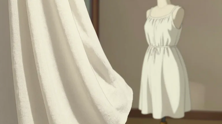 Visual representation of "batiste" - A lightweight, soft fabric made of cotton or linen, often used for clothing or delicate textiles.