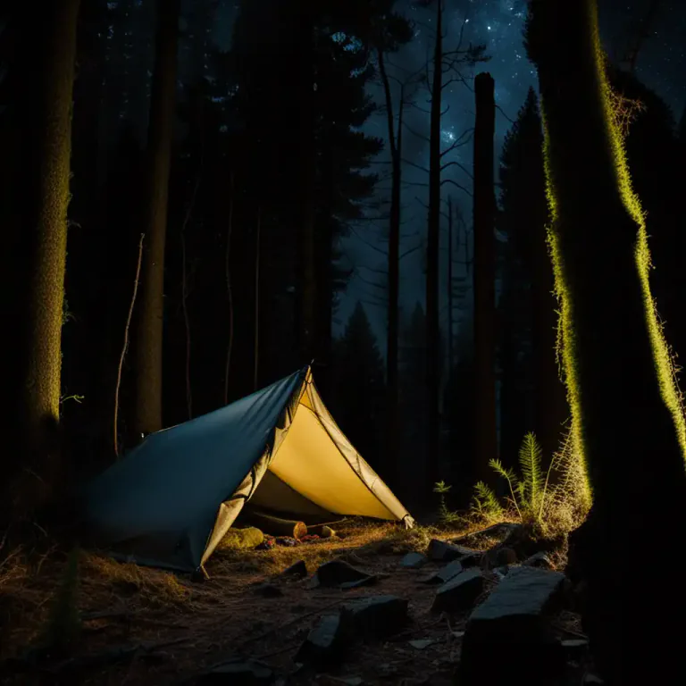 Visual representation of "tent" - To set up a tent for shelter or a place to sleep.