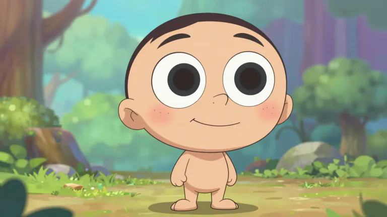 Visual representation of "toon" - A style of drawing or animation characterized by exaggerated features.