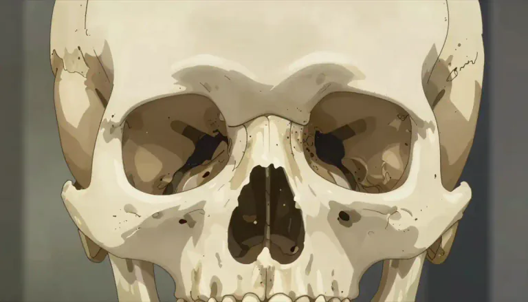Visual representation of "ethmoid" - The ethmoid is a bone located between the eyes that forms part of the nasal cavity and the orbits.